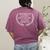 Quidquid Latine Dictum Sit Altum Videtur Teacher Women's Comfort Colors T-Shirt Back Print Berry