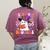 Read More Books Ghost Reading Book Teacher Halloween Women's Comfort Colors T-Shirt Back Print Berry