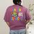Readers Are Leaders Reading Book Lover Teacher Women Men Kid Women's Comfort Colors T-Shirt Back Print Berry