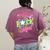 Ready To Rock School Shirt Students And Teachers Women's Comfort Colors T-Shirt Back Print Berry