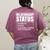 Relationship Status Taken By Super Hot Teacher Women's Comfort Colors T-Shirt Back Print Berry