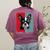 Retro Boston Terrier Dog Lover Bostie Mom Dad Dog Owner Women's Comfort Colors T-Shirt Back Print Berry