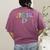 Retro Checkered Special Education Teacher Back To School Women's Comfort Colors T-Shirt Back Print Berry