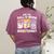 Retro Are You Fall O Ween Directions Teacher Halloween Ghost Women's Comfort Colors T-Shirt Back Print Berry