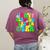 Retro Groovy In My Glowing Teacher Era Happy Teacher's Day Women's Comfort Colors T-Shirt Back Print Berry Retro Groovy In My Glowing Teacher Era Happy Teacher's Day Women's Comfort Colors T-Shirt Back Print Berry