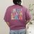 Retro Groovy In My Instructional Coach Era Teacher Women's Comfort Colors T-Shirt Back Print Berry Retro Groovy In My Instructional Coach Era Teacher Women's Comfort Colors T-Shirt Back Print Berry