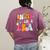 Retro Groovy In My Teaching Era Best Teacher Appreciation Women's Comfort Colors T-Shirt Back Print Berry Retro Groovy In My Teaching Era Best Teacher Appreciation Women's Comfort Colors T-Shirt Back Print Berry