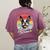 Retro Life Is Better With Boston Terrier Mom Dog Lover Women's Comfort Colors T-Shirt Back Print Berry