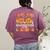 Retro Pumpkin Fall In Love With Learning Autumn Teacher Women's Comfort Colors T-Shirt Back Print Berry Retro Pumpkin Fall In Love With Learning Autumn Teacher Women's Comfort Colors T-Shirt Back Print Berry