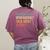 Retro Scientist Warning May Talk About Science Teacher Women's Comfort Colors T-Shirt Back Print Berry