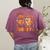 Retro I Teach The Cutest Turkey Thanksgiving Pumpkin Teacher Women's Comfort Colors T-Shirt Back Print Berry Retro I Teach The Cutest Turkey Thanksgiving Pumpkin Teacher Women's Comfort Colors T-Shirt Back Print Berry
