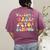 Retro Welcome Back To School Teacher Appreciation Boys Girls Women's Comfort Colors T-Shirt Back Print Berry Retro Welcome Back To School Teacher Appreciation Boys Girls Women's Comfort Colors T-Shirt Back Print Berry