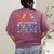 Retro Wildflower Early Intervention Teacher Interventionist Women's Comfort Colors T-Shirt Back Print Berry