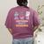 Rock Paper Scissors Teacher Librarian Nothing Beats Reading Women's Comfort Colors T-Shirt Back Print Berry
