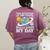 Rotation Of Earth Science Teacher Earth Day Men Women Women's Comfort Colors T-Shirt Back Print Berry