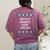 Santas Favorite Choir Teacher Christmas Women's Comfort Colors T-Shirt Back Print Berry