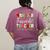 Santas Favorite Teacher Christmas Matching Xmas Men Women Women's Comfort Colors T-Shirt Back Print Berry
