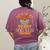 This Is My Scary French Teacher Costume Halloween Women's Comfort Colors T-Shirt Back Print Berry