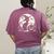 Scary Halloween Cat Costume Retro Cat Moon For Men Women Kids Women's Comfort Colors T-Shirt Back Print Berry