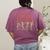 School Office Clerk Creepin' It Real HALLOWEEN Teacher Shirt Women's Comfort Colors T-Shirt Back Print Berry
