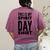 School Teacher Spirit Day Costume For Men Women Women's Comfort Colors T-Shirt Back Print Berry