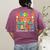 School's Out Forever Retirement 2026 Retro Retired Teacher Women's Comfort Colors T-Shirt Back Print Berry