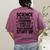 Science Because Figuring Things Out Teacher Scientific Adult Women's Comfort Colors T-Shirt Back Print Berry