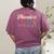 Science Of Reading Teacher Phonics Is My Love Language Women's Comfort Colors T-Shirt Back Print Berry