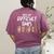These Are Times Difficult Music Teacher Band Men Women Women's Comfort Colors T-Shirt Back Print Berry