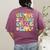 In My Second Grade Era Girl Back To School 2nd Grade Teacher Women's Comfort Colors T-Shirt Back Print Berry In My Second Grade Era Girl Back To School 2nd Grade Teacher Women's Comfort Colors T-Shirt Back Print Berry