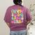 In My Second Grade Era Teachers Women Back To School Girls Women's Comfort Colors T-Shirt Back Print Berry