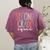 Second Grade Squad 2nd Grade Teacher Women Back To School Women's Comfort Colors T-Shirt Back Print Berry