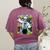 Skeleton Mad Scientist Halloween Costume Science Teacher Women's Comfort Colors T-Shirt Back Print Berry Skeleton Mad Scientist Halloween Costume Science Teacher Women's Comfort Colors T-Shirt Back Print Berry