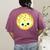 The Smart Cookie Good Egg Teacher Halloween Costume Food Women's Comfort Colors T-Shirt Back Print Berry