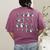 Space Science Student Teacher Leonard Moon Phases Men Women Kids Women's Comfort Colors T-Shirt Back Print Berry