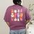 Special Education Teacher Ghosts Halloween SPED Teacher Women's Comfort Colors T-Shirt Back Print Berry