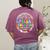 Special Education Teacher SPED Squad Team Kids Men Groovy Women's Comfort Colors T-Shirt Back Print Berry