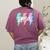 SPED Teacher Squad Lightning Bolt Special Education Women's Comfort Colors T-Shirt Back Print Berry