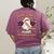 In My Spooky Math Teacher Era Groovy Retro Halloween Costume For Men Women Women's Comfort Colors T-Shirt Back Print Berry