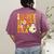 In My Spooky PRE-K Teacher Era Halloween Costume Tee Women's Comfort Colors T-Shirt Back Print Berry