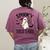 Spooky Toddler Teacher Halloween School Women's Comfort Colors T-Shirt Back Print Berry