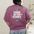 Stand Up For Science STEM Advocacy Pro Scientific Teacher Women's Comfort Colors T-Shirt Back Print Berry
