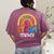 STEAM Teacher Squad Team Crew Back To School STEM Special Women's Comfort Colors T-Shirt Back Print Berry