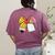 Student Teacher Coquette Bow Pencil Back To School First Day Women's Comfort Colors T-Shirt Back Print Berry