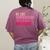 Be Like Subtraction And Make A Difference Math Teacher Women's Comfort Colors T-Shirt Back Print Berry
