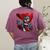 Super Power Superhero Boston Terrier Dog For Men Women Kids Women's Comfort Colors T-Shirt Back Print Berry