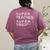 Super Teacher By Day Super Tired By Night Best Teacher Women's Comfort Colors T-Shirt Back Print Berry Super Teacher By Day Super Tired By Night Best Teacher Women's Comfort Colors T-Shirt Back Print Berry