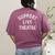 Support Live Theatre Drama Club Actor Actress Drama Teacher Women's Comfort Colors T-Shirt Back Print Berry