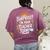 Surprise I'M Your Teacher Today Sub Substitute Teacher Women's Comfort Colors T-Shirt Back Print Berry