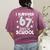 I Survived 67 Days Of School Teachers Students Women's Comfort Colors T-Shirt Back Print Berry